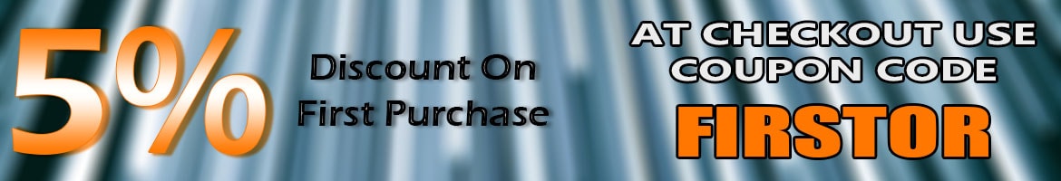 5% Discount on First Purchase, use coupon code FIRSTOR at checkout