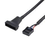 USB3.0 20 Pin Header Male to USB2.0 9 Pin Female Adapter-ABHO-009