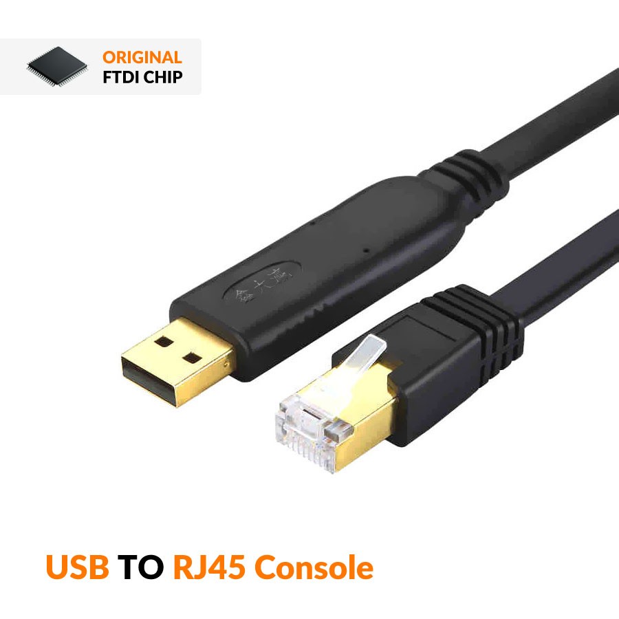 1.8 Meter USB to RJ45 RS232 Console Cable
