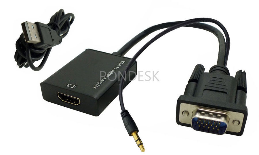 Male VGA To Female HDMI Converter - DSEL-001 | Image