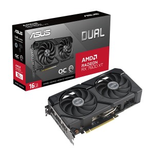 ASUS Dual Radeon™ RX7600 XT 16GB GDDR6 RDNA 3 PCIE 4.0, 4x 4K Display Graphics Card-GPHO-029
