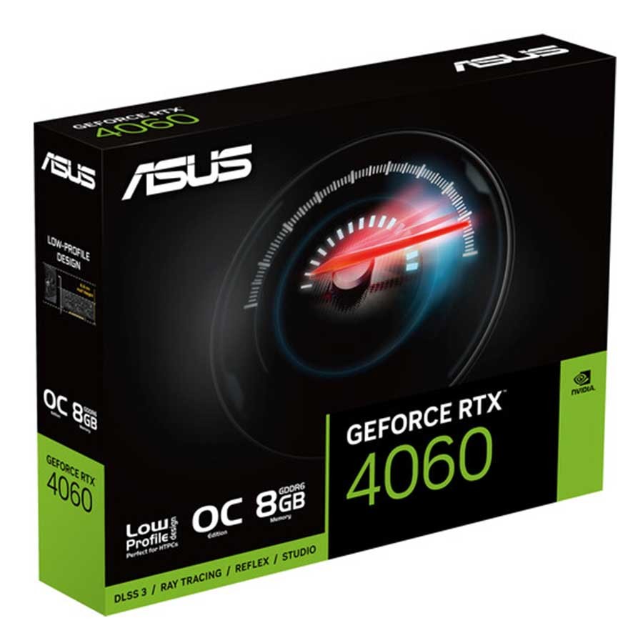 ASUS GeForce RTX™ 4060 LP BRK OC 8GB GDDR6 PCIe 4.0 4x Displays Low-Profile Graphics Card