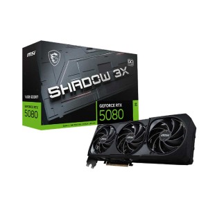 MSI GeForce RTX 5080 16GB GDDR7 SHADOW 3X OC Graphics Card-GPHO-067