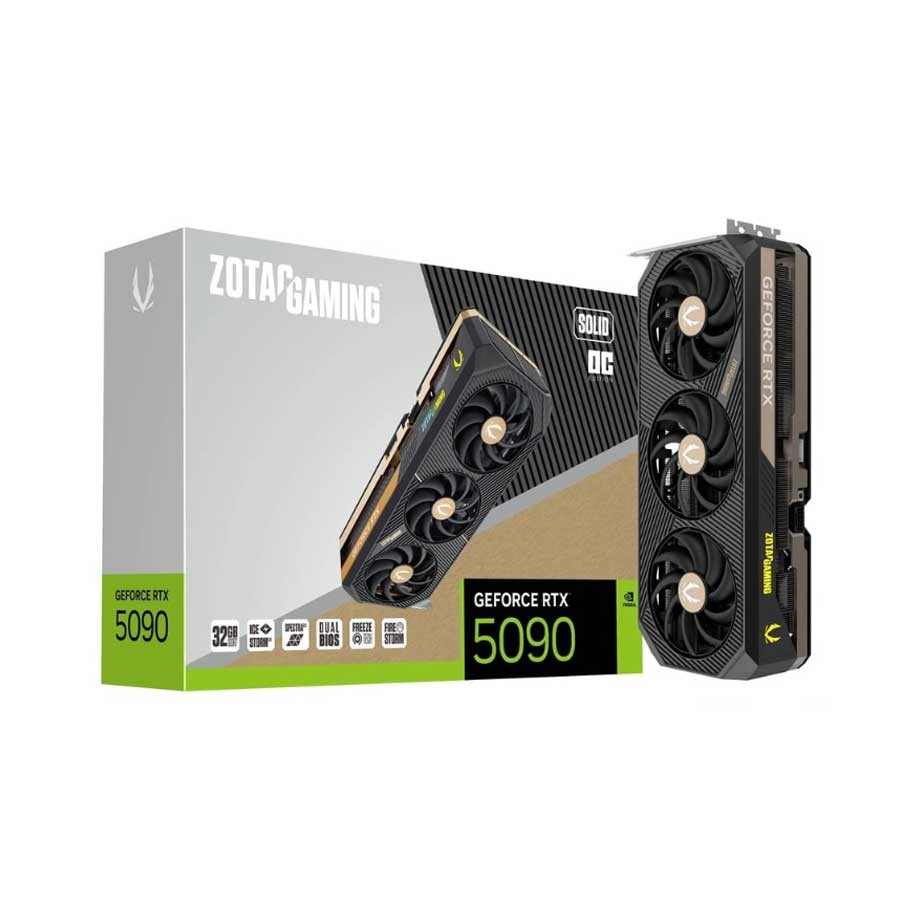 ZOTAC GAMING GeForce RTX 5090 SOLID OC 32GB GDDR7 Graphics Card