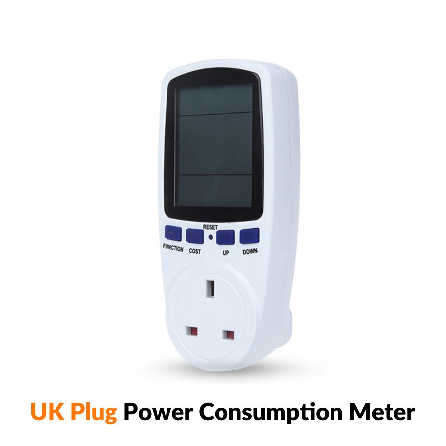 13A UK Plug Electricity Power Consumption Meter Socket