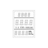 13A UK Plug Electricity Power Consumption Meter Socket-INBI-002