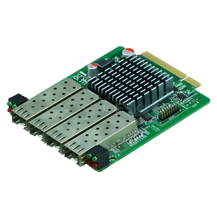 Intel® 82580DB PCIe X8 1GbE 4x Fiber Optic SFP Interfaces