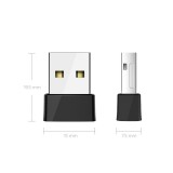 Dual-Band Mini USB AC WiFi Wireless Adapter up to 650Mbps-NWEL-029