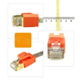 2M Flat Shielded 4 Pair 10Gbps RJ45 Cat7 Ethernet Cable-OCEL-002