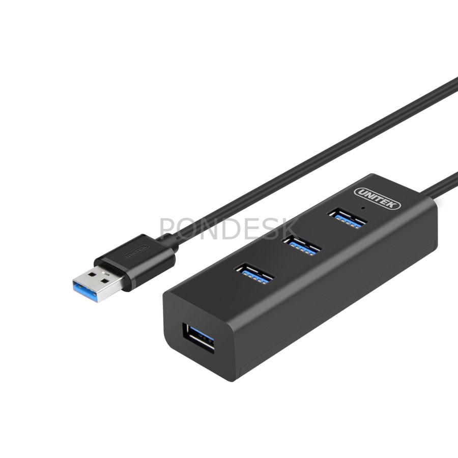 UNITEK High Speed 4 Ports USB 3.0 HUB Splitter with Cable