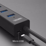 UNITEK High Speed 4 Ports USB 3.0 HUB Splitter with Cable-ORHO-010