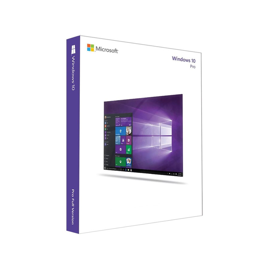 Microsoft Windows 10 Pro OEM (FPP) 1 License - DVD