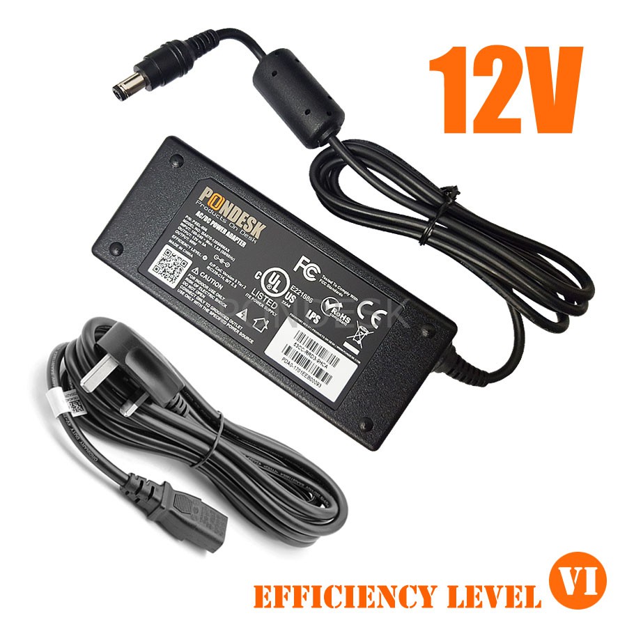 DOE Level VI 12V 5A 60W Switching Desktop AC Power Adapter