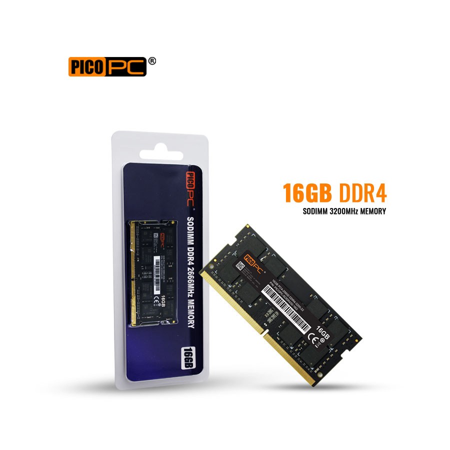 PICOPC 16GB DDR4 SODIMM Non-ECC 3200MHz Laptop Memory